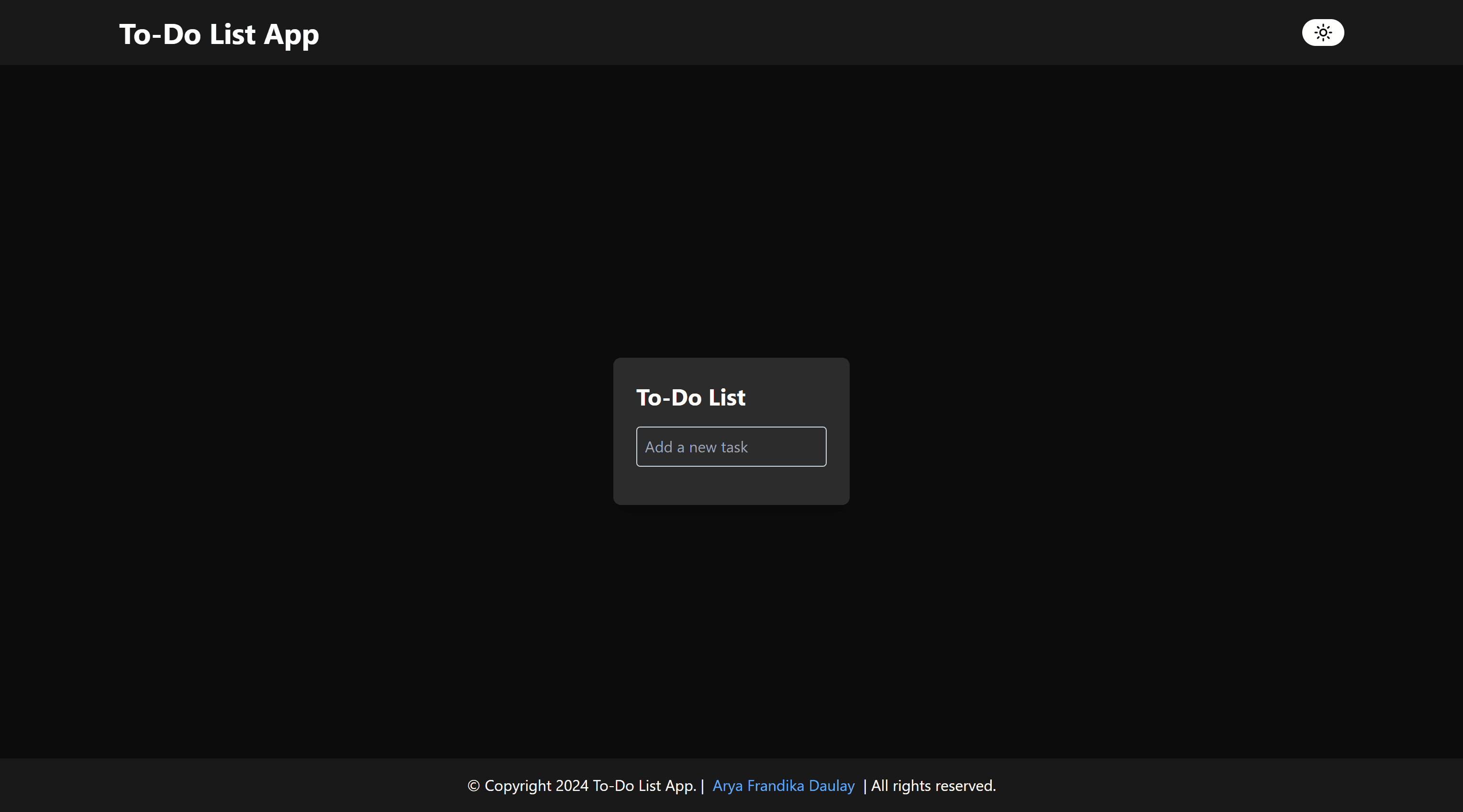 To-Do List App