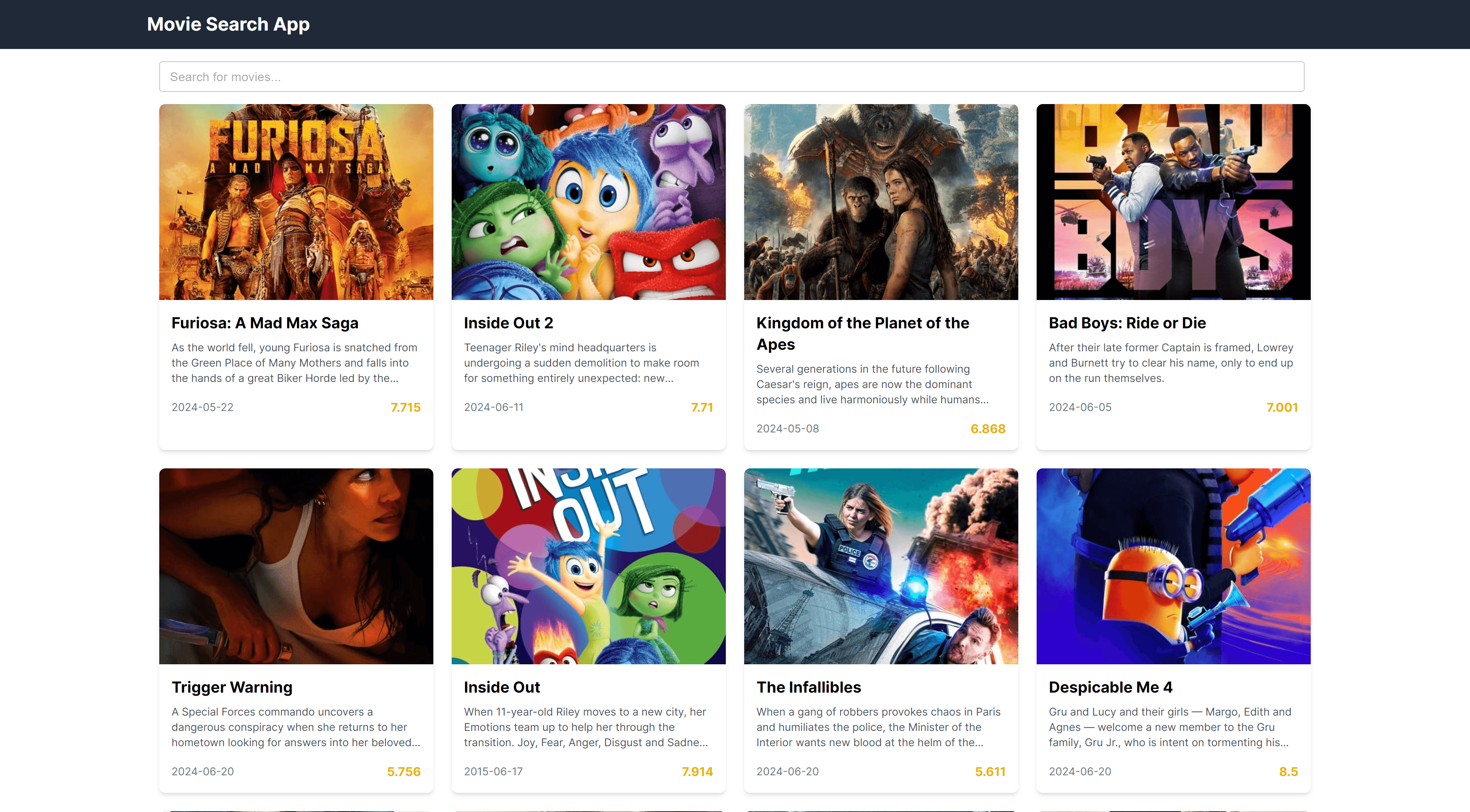 Movie Search App