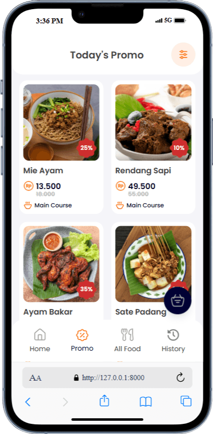 Food Ordering Website - Digital Food Ordering System thumbnail 2