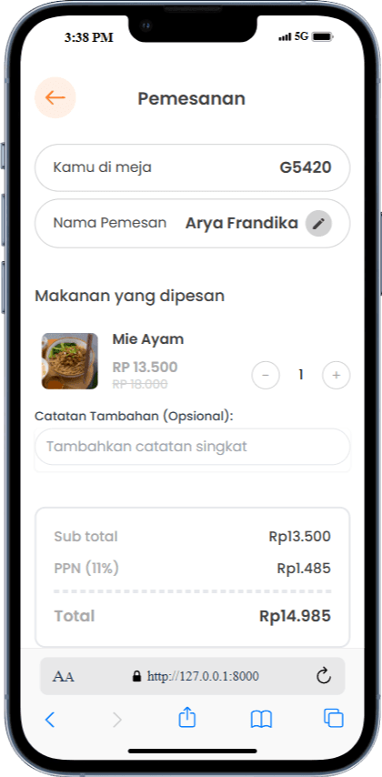 Food Ordering Website - Digital Food Ordering System thumbnail 6